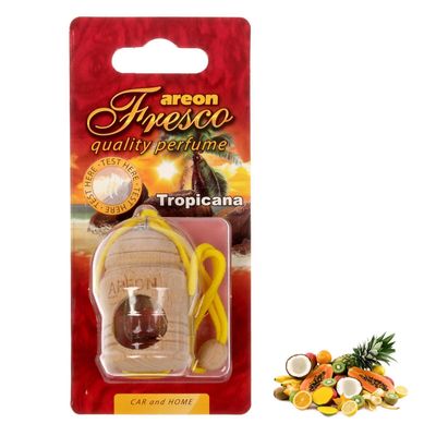 Ароматизатор на зеркало Areon fresco, бутылочка, тропикана 704-051-316