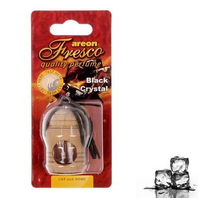 Ароматизатор на зеркало Areon fresco, бутылочка, черный кристалл 704-051-317