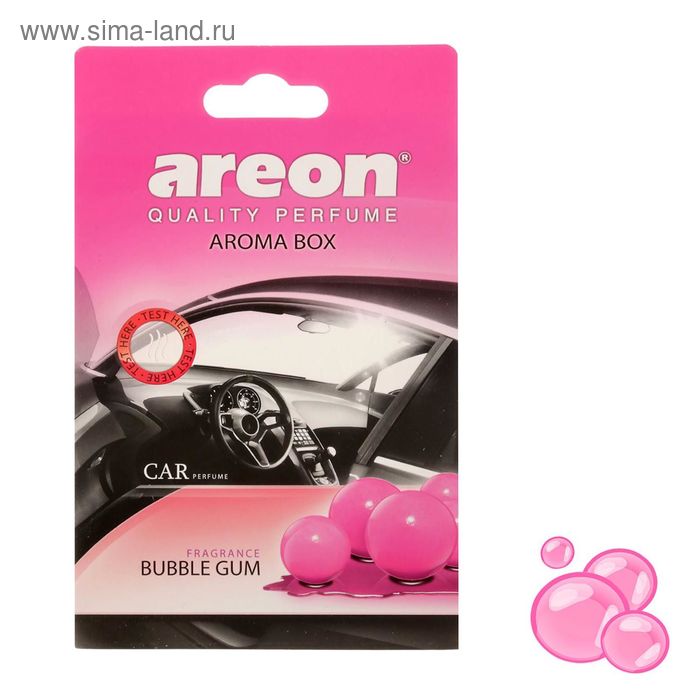 Ароматизатор под сиденье Areon Aroma Box бабл гам 704-ABC-02