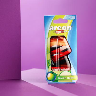 Ароматизатор на зеркало Areon Refreshment гелевый, зеленое яблоко 704-025-903