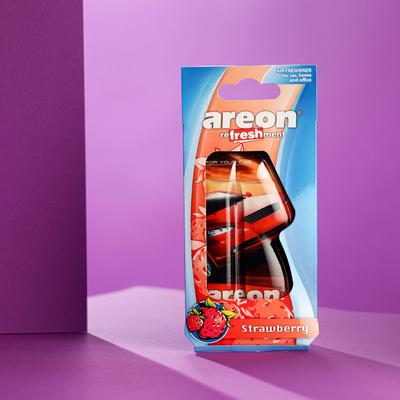 Ароматизатор подвесной Areon Refreshment гелевый, клубника 704-025-908