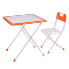Комплект детской мебели White складной, цвет бело-оранжевый - Фото 2