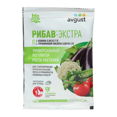 Регулятор роста природный Рибав-Экстра ампула, 1 мл