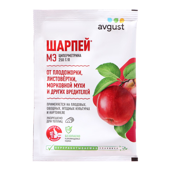 Средство от комплекса вредителей "Август", "Шарпей", ампула в пакете, 1,5 мл - Фото 1