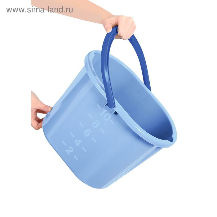 Ведро для мытья полов HAUSMANN, 10 л, голубой - Фото 1
