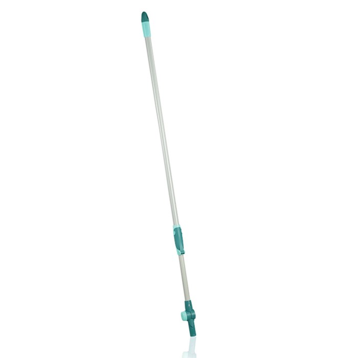 Ручка cстальная для швабры Click system, телескопическая, с шарниром, 110-190 см
