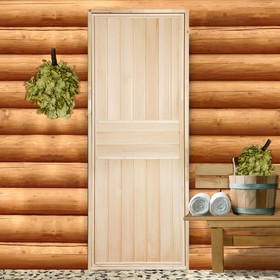 Дверь для бани 'Экстра', вертикаль, 170×70см Ош