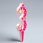 Свеча в торт цифра Дисней 3 "С Днем рождения", Принцессы - Фото 3