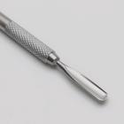 Шабер двусторонний, лопатка вогнутая, 14,5 см, на блистере, цвет серебристый - Фото 2