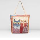 Сумка летняя Друзья, 34*10*40, отдел на молнии, подклад, молочный - Фото 1