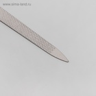 Пилка металлическая для ногтей, 12 см, цвет серебристый - Фото 3