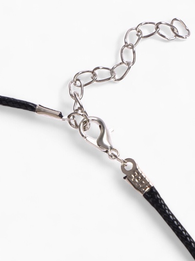 Кулон на шнурке «Инь-ян», чёрно-белый в серебре, 45 см