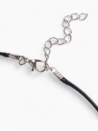 Кулон на шнурке «Солнце», чёрный в чернёном серебре на чёрном шнурке, 45 см - Фото 5