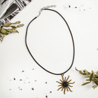 Кулон на шнурке «Солнце», чёрный в чернёном золоте, 45 см - Фото 2