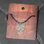 Кулон унисекс «Крылья», цвет чернёное серебро на чёрном шнурке, 42 см - фото 9592876