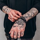 Браслет унисекс «Стиль» икс фактор, цвет чёрный с чернёным серебром, 21,5 см - Фото 4