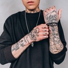 Браслет унисекс «Стиль» икс фактор, цвет чёрный с чернёным серебром, 21,5 см - Фото 6