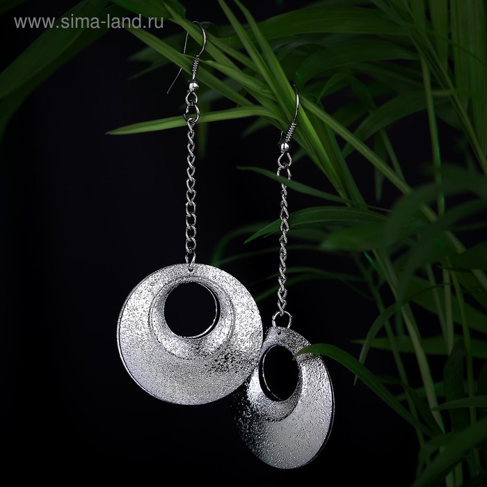 Серьги висячие «Каприз» ажур, цвет МИКС - Фото 1