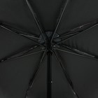 Зонт механический «Цветочная поляна», прорезиненная ручка, 3 сложения, 8 спиц, R = 55 см, цвет сиреневый - Фото 3