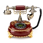 Ретро-телефон «Бабочка», громкая связь, 23×26 см, коричневый - Фото 2