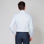 Сорочка мужская slim fit 4-2060, цвет голубой, размер 41, рост 182-188 см - Фото 5