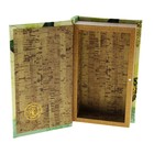 Шкатулка-книга дерево шёлк "Бабочки красавки" 21х13х5 см - Фото 2