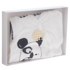 Костюм для девочки (жакет и брюки) "Я панда", рост 62 см (20), цвет чёрный/белый - Фото 10
