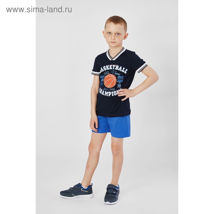 Костюм для мальчика "Чемпионы", рост 110-116 см (30), цвет синий - Фото 1