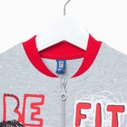 Куртка для девочки "NEXT-ВЕ", рост 110-116 см (30), цвет серый/красный - Фото 2