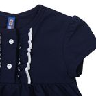 Платье для девочки "Две волны", рост 134-140 см (34), цвет тёмно-синий - Фото 4