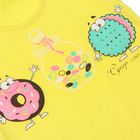 Сорочка для девочки "Прянички-конфетки", рост 98-104 см (28), цвет лимон - Фото 4