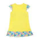 Сорочка для девочки "Прянички-конфетки", рост 98-104 см (28), цвет лимон - Фото 6