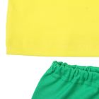Комплект для мальчика "Ёж", рост 98-104 см (26), цвет зёленый/жёлтый - Фото 5