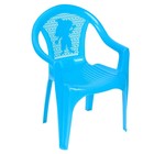Кресло детское, 380х350х535 мм, цвет голубой - фото 317954506