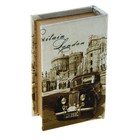 Шкатулка-книга дерево шёлк "Путешествие в старый Лондон" 17х11х5 см - Фото 3
