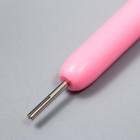 Инструмент для квиллинга с пластиковой ручкой разрез 0,5 см длина 10,5 см МИКС - Фото 4