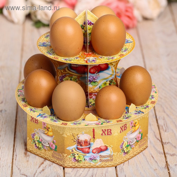 Подставка пасхальная на 12 яиц «Пасхальная композиция» - Фото 1