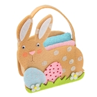 Наб. полотенец в корзинке Collorista "Пасхальный кролик" 30х30 см-2 шт, 100% хлопок - Фото 1