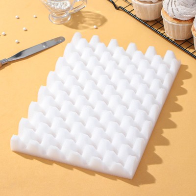 Мат для сушки цветов из мастики Доляна, 24.5×19×2.5 см, белый