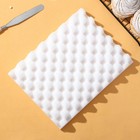 Мат для сушки цветов из мастики Доляна, 24.5×19×2.5 см, белый - Фото 3