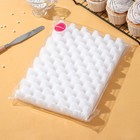 Мат для сушки цветов из мастики Доляна, 24.5×19×2.5 см, белый - Фото 6