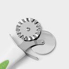 Нож для пиццы и теста Доляна Style, 18.5 см, ручка soft - touch, МИКС - Фото 4