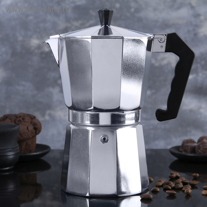 Кофеварка гейзерная, на 9 чашек - Фото 1