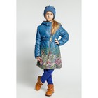 Пальто для девочки "Милена", рост 134 см (34), цвет синий - Фото 1