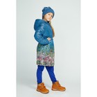 Пальто для девочки "Милена", рост 134 см (34), цвет синий - Фото 2