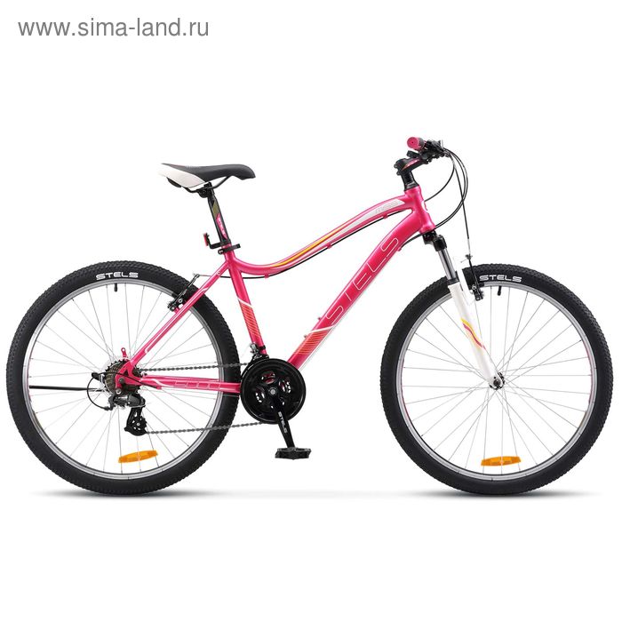 Велосипед 26" Stels Miss-5000 V, 2017, цвет розовый, размер 15"