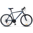Велосипед 26" Stels Navigator-500 V, 2017, цвет антрацитовый/синий, размер 18" - Фото 1