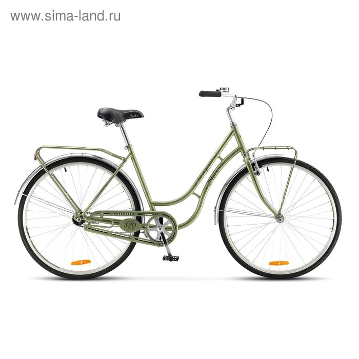 Велосипед 28" Stels Navigator-320 Lady, 2017, цвет зелёный, размер 19,5"