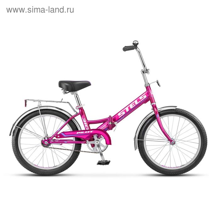 Велосипед 20" Stels Pilot-310, 2016, цвет фиолетовый, размер 13"