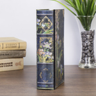 Шкатулка книга-сейф «Ирисы», тиснение, 21×13×5 см - Фото 4